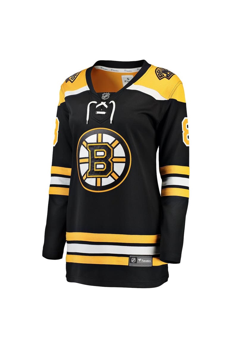 Women's Fanatics Branded David Pastrnak Black Boston Bruins Home Premier Breakaway Player Jersey, Alternate, color, BLACK