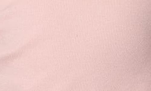 Shop Edikted Morgyn Lace Trim Rib Crop Top In Light-pink