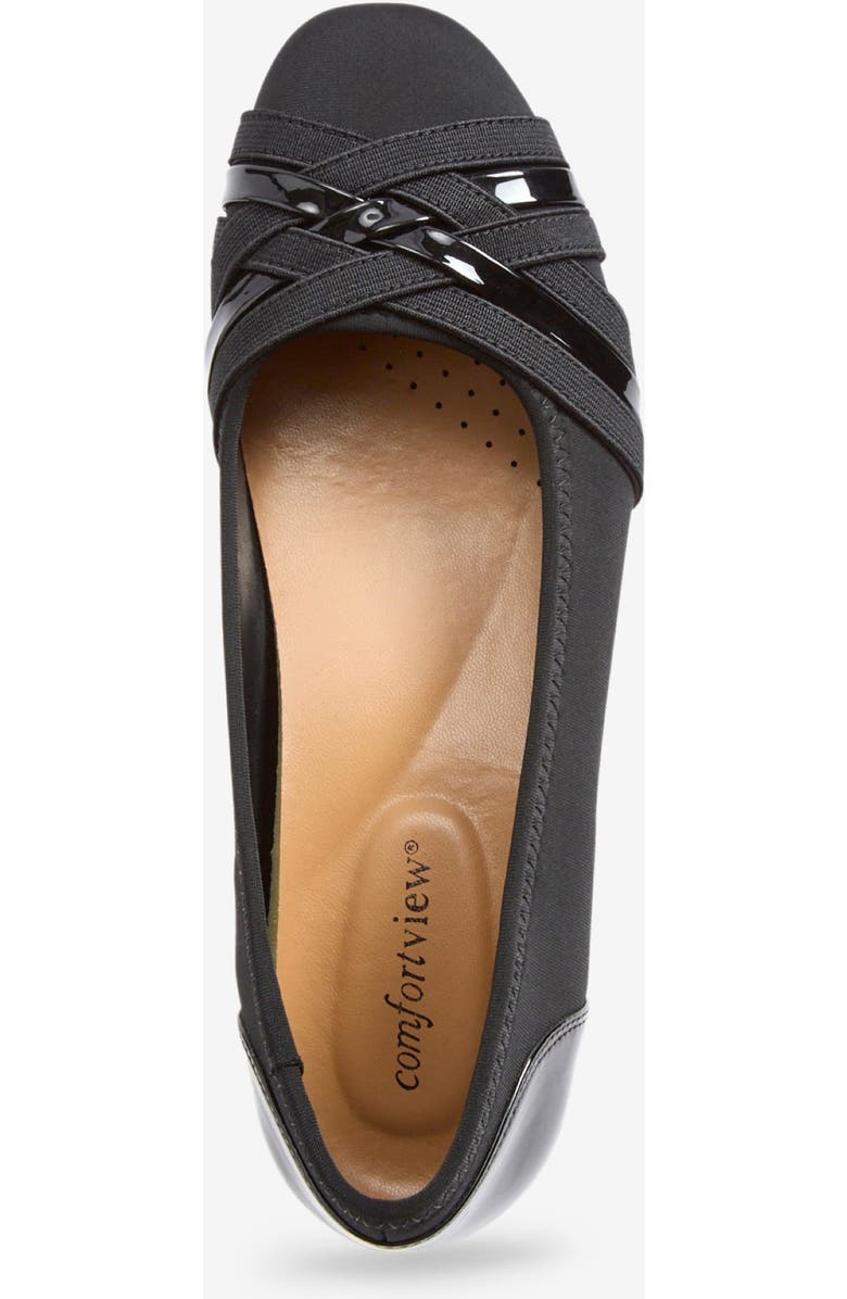 Comfortview The Quinlan Slip On Pump, Alternate, color, Black