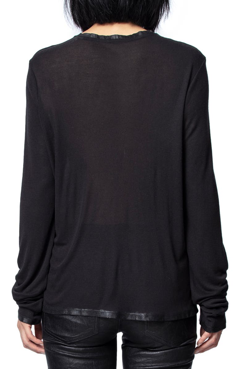 Zadig & Voltaire Willy Foil Tee, Alternate, color,