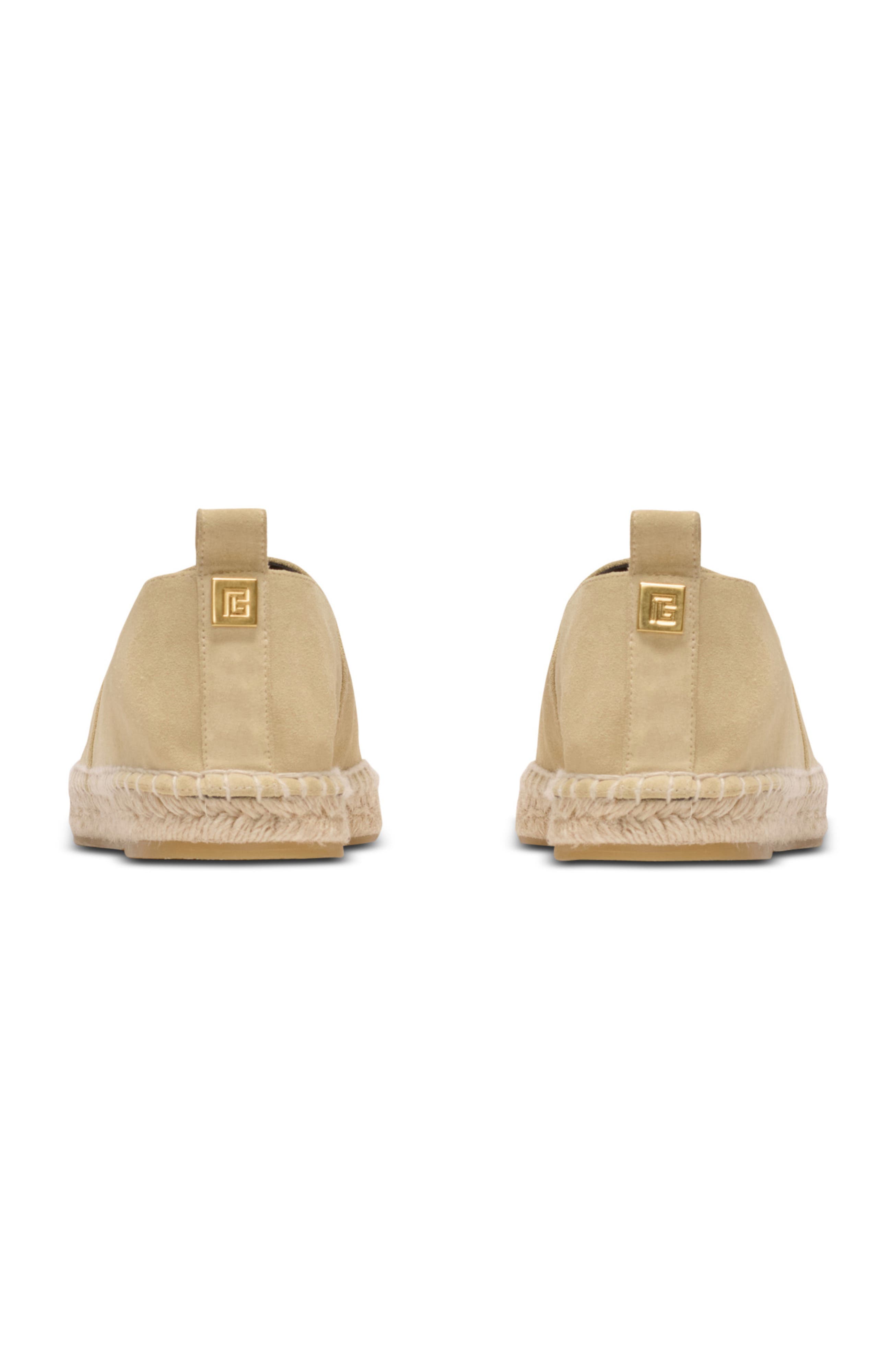 Balmain Suede espadrilles, Alternate, color, Beige