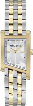 FERRAGAMO Asymetrique Bracelet Watch, 24mm x 39mm
