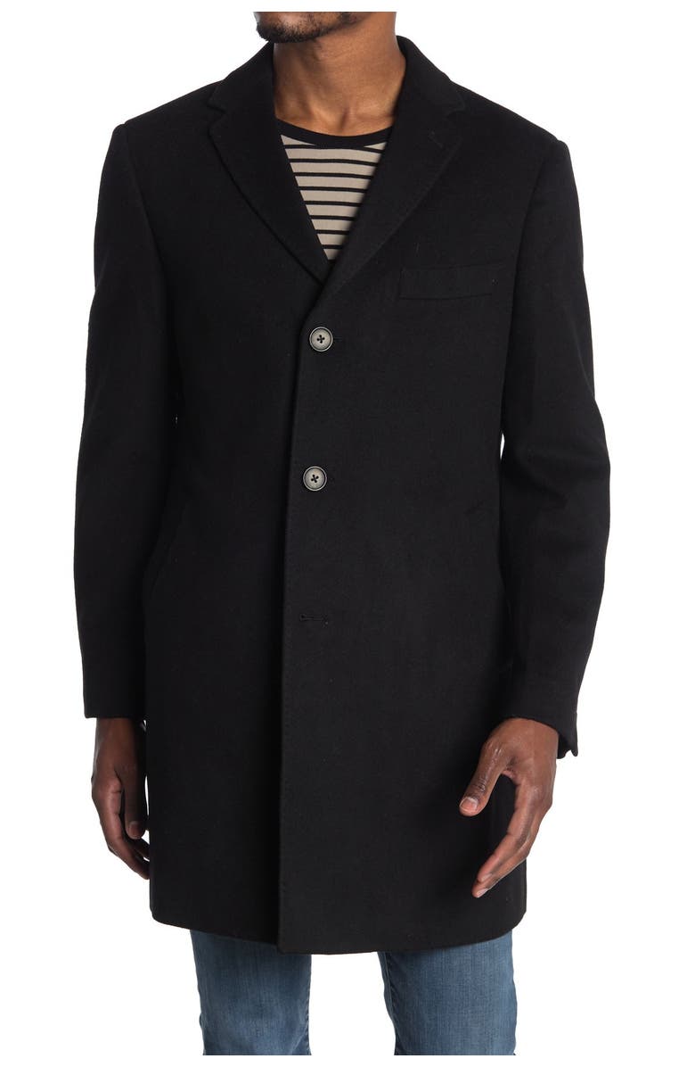 Cardinal of Canada Notch Lapel Top Coat, Main, color, 