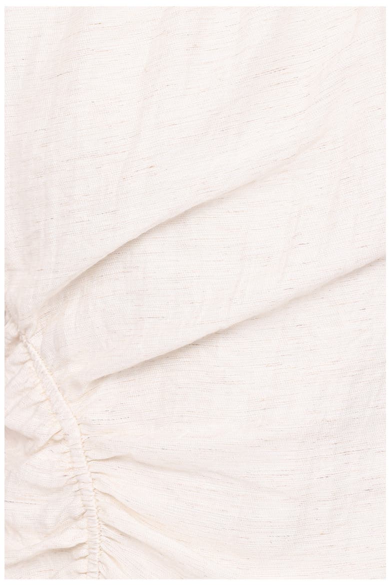 Laurel Puff Sleeve Ruched Top, Alternate, color, IVORY