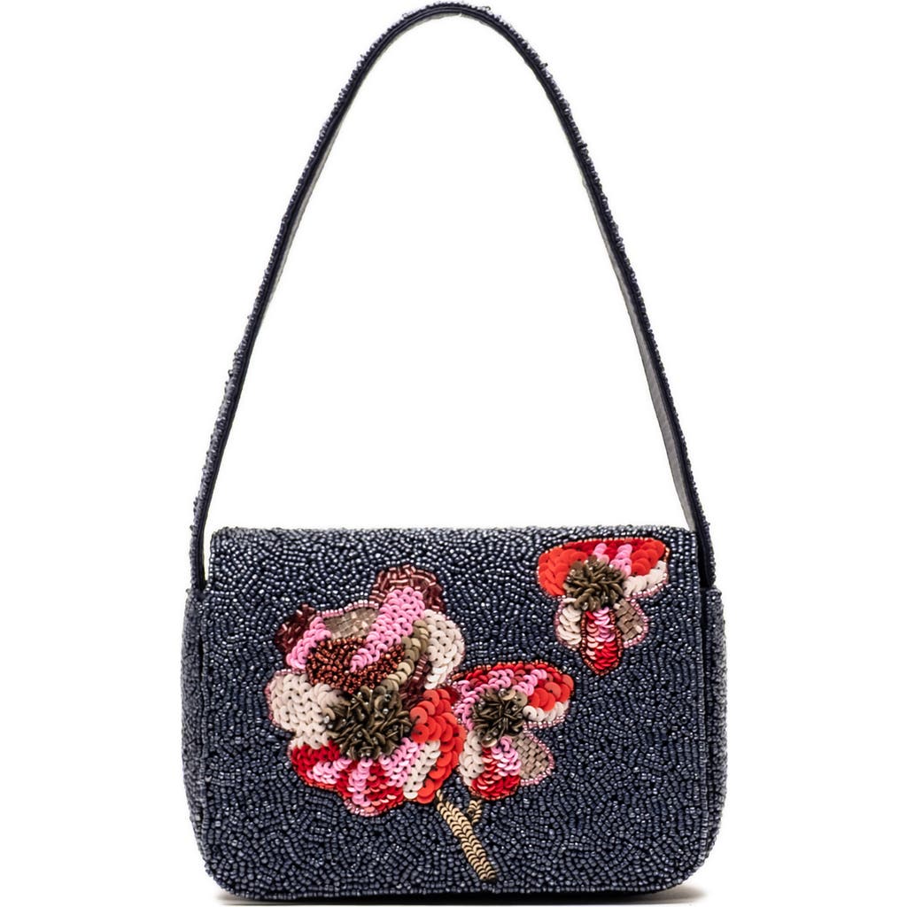 Frances Valentine Tini Beaded Shoulder Bag In Multi