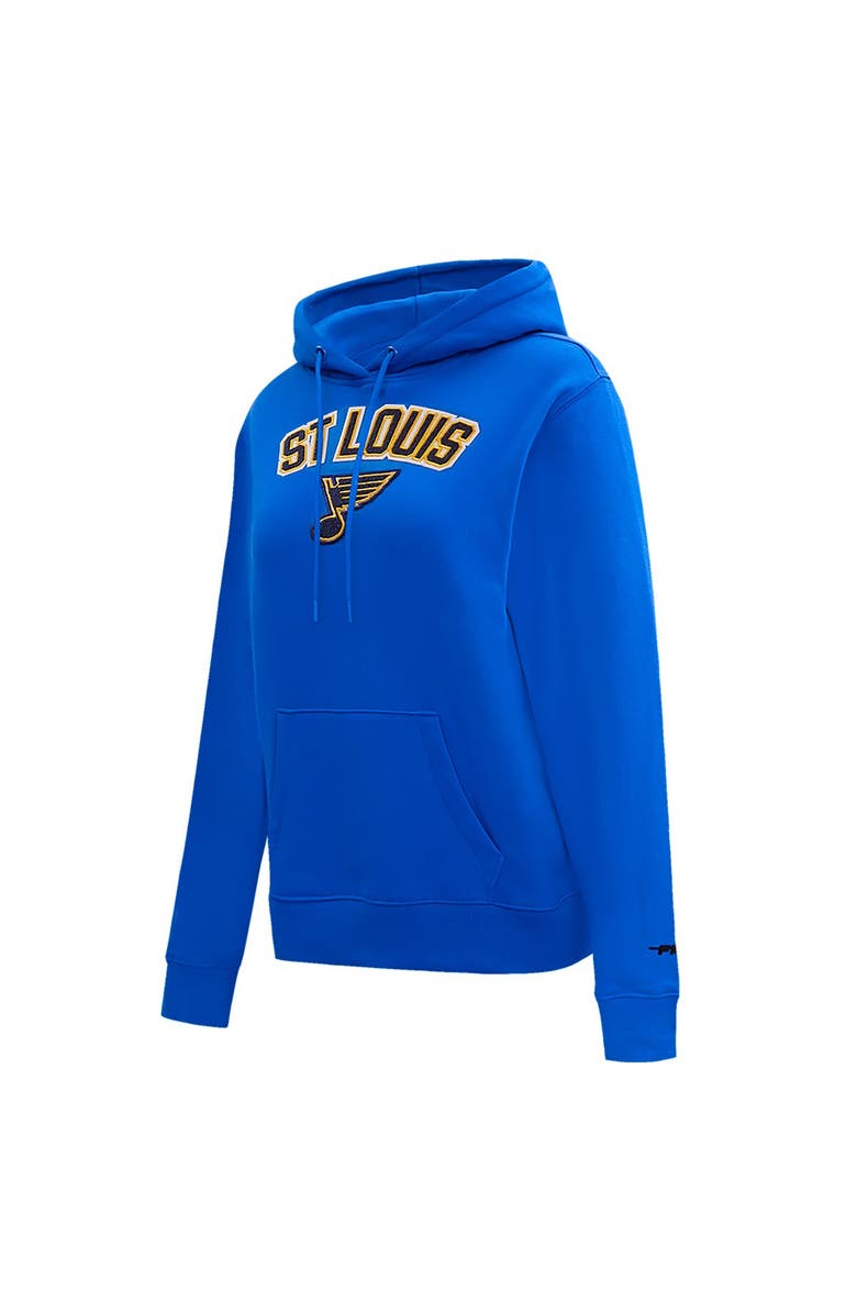 PRO STANDARD Women's Pro Standard Blue St. Louis Blues Classic Chenille Pullover Hoodie, Alternate, color, Blue