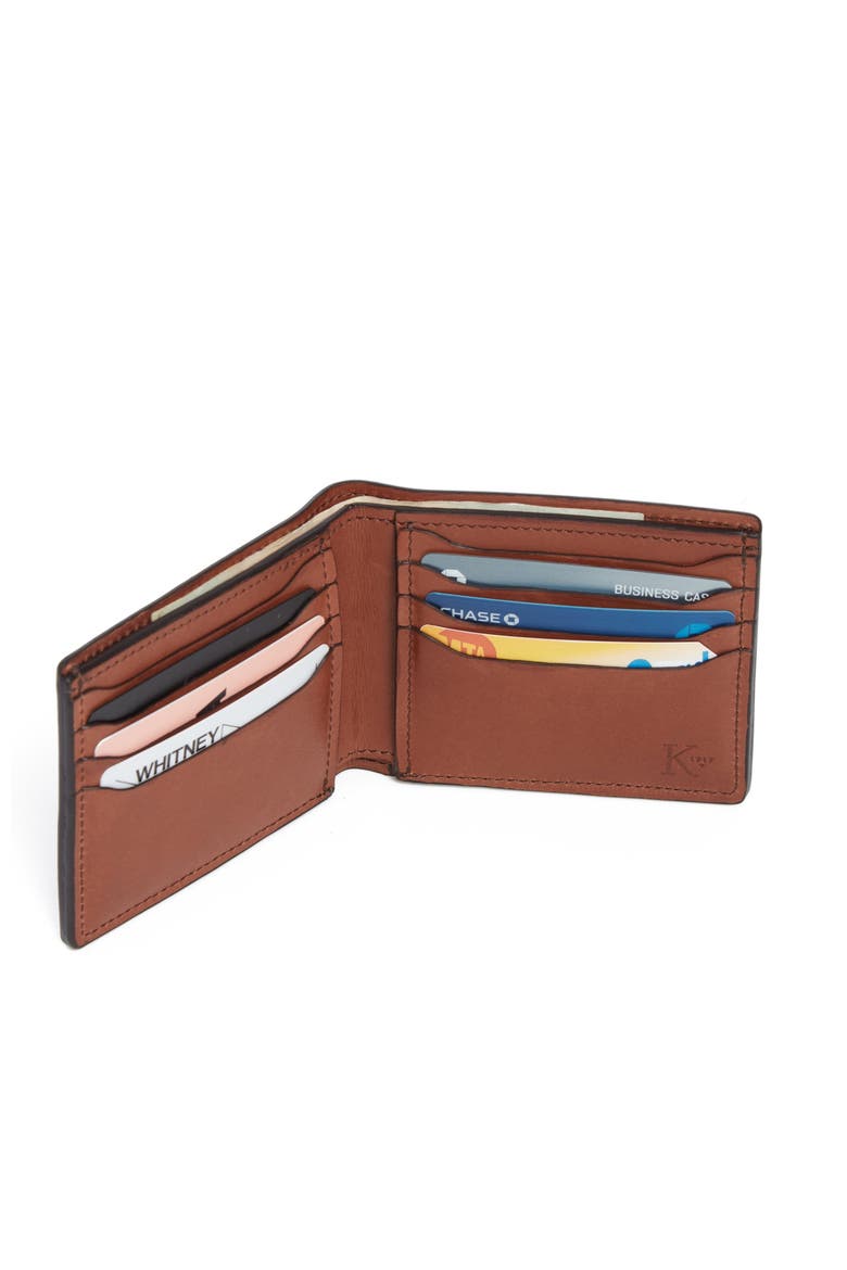 York II Slim Leather Wallet, Alternate, color, Brown