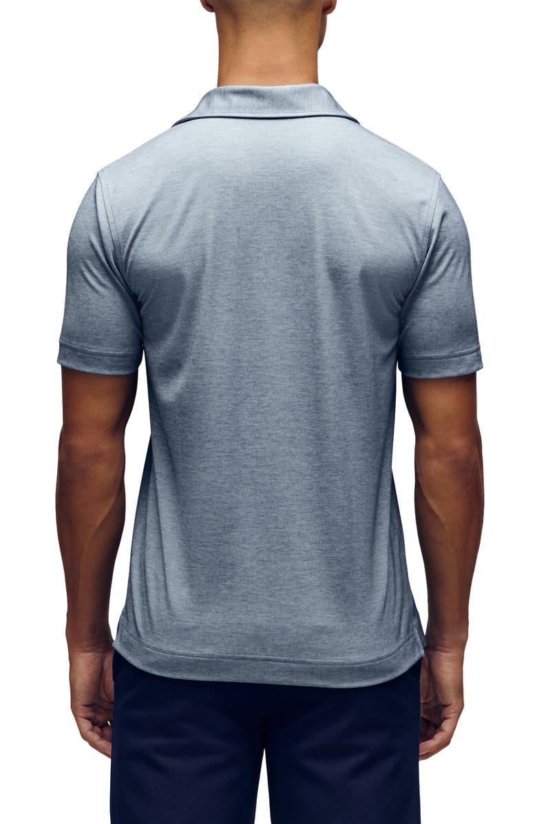 Psycho Bunny Hadley Performance Piqué Polo, Alternate, color, Blue