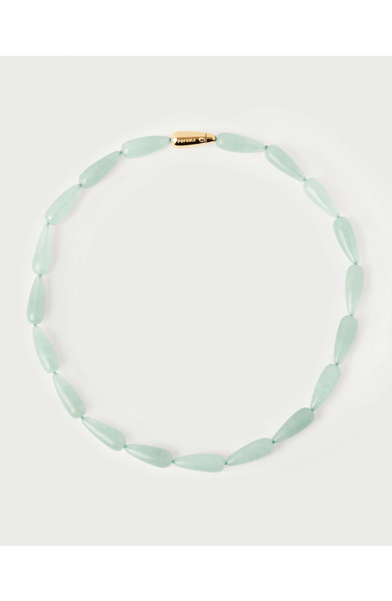 PDPAOLA Green aventurine Drop necklace, Main, color, Green Aventurine