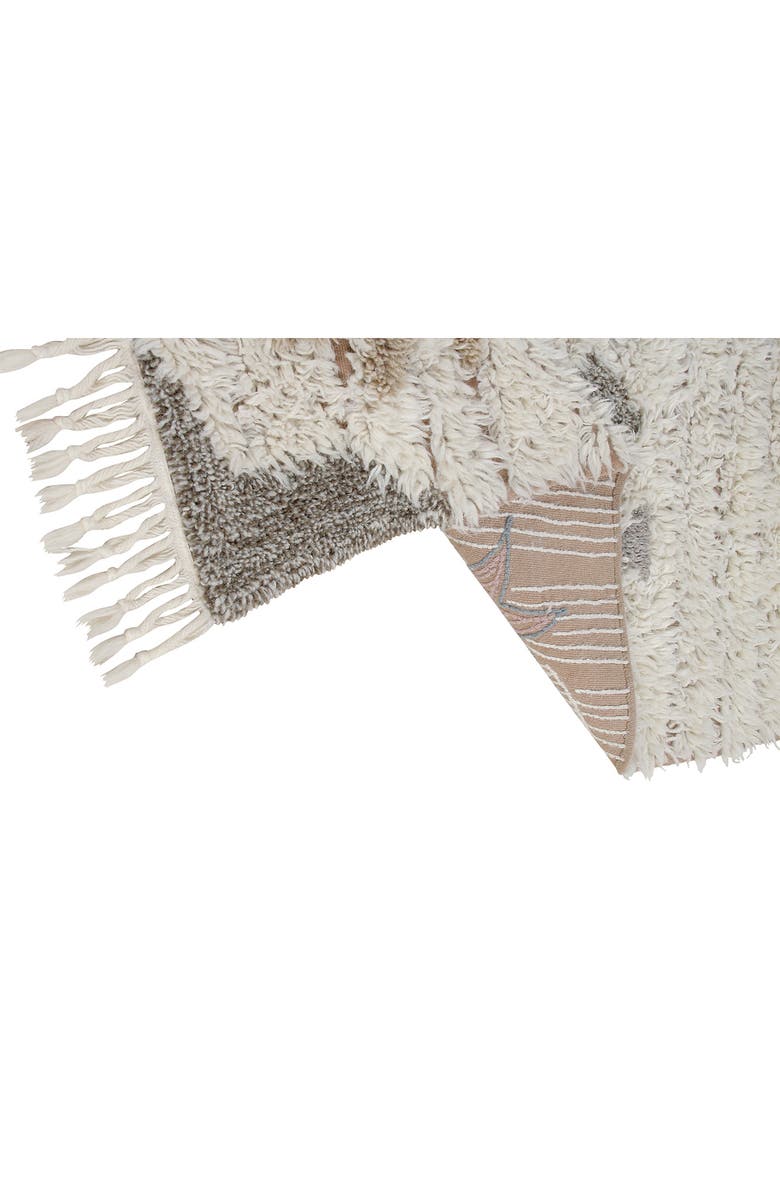 Lorena Canals Tuba Wool Rug, Alternate, color, Linen Natural Multi