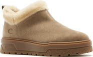La Canadienne Essential Leather Boot with Genuine Shearling Trim