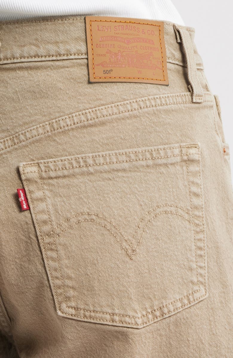 Levi's 501<sup>®</sup> High Waist Mid Thigh Denim Cutoff Shorts, Alternate, color, Chipped Winter Twig