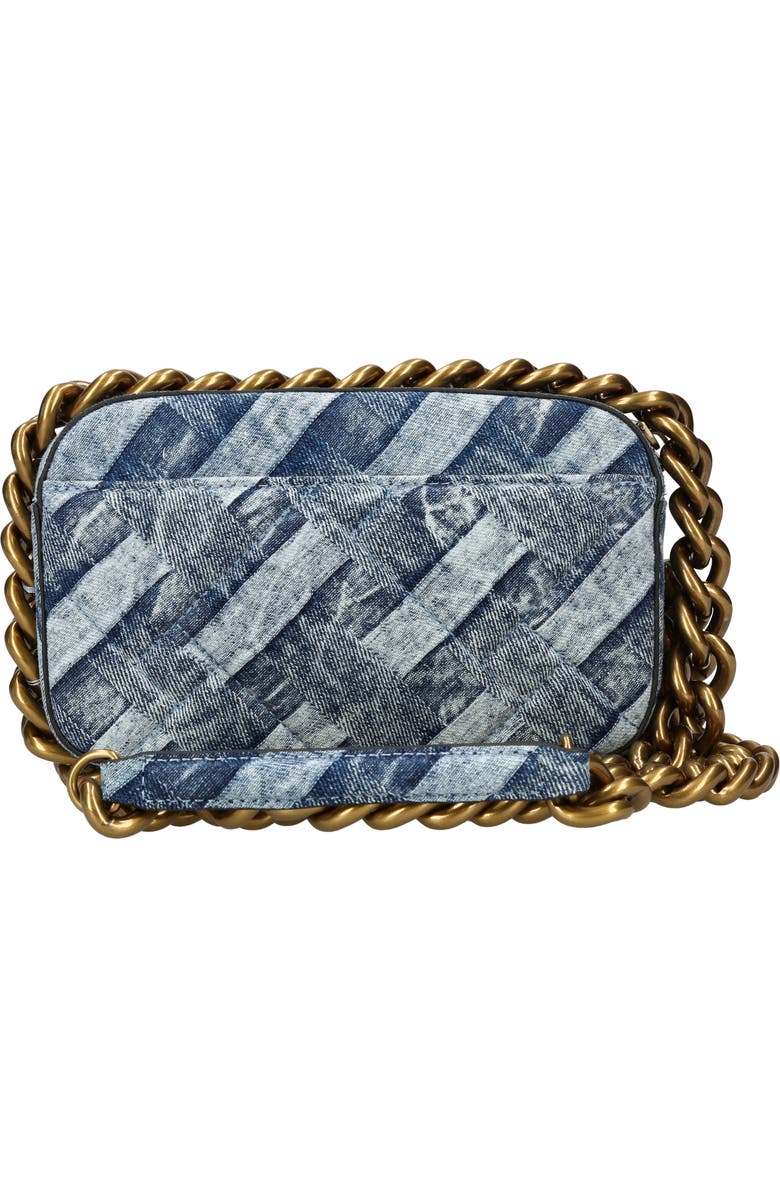 Kurt Geiger London Small Kensington Denim Camera Crossbody Bag, Alternate, color,