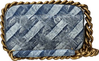 Small Kensington Denim Camera Crossbody Bag