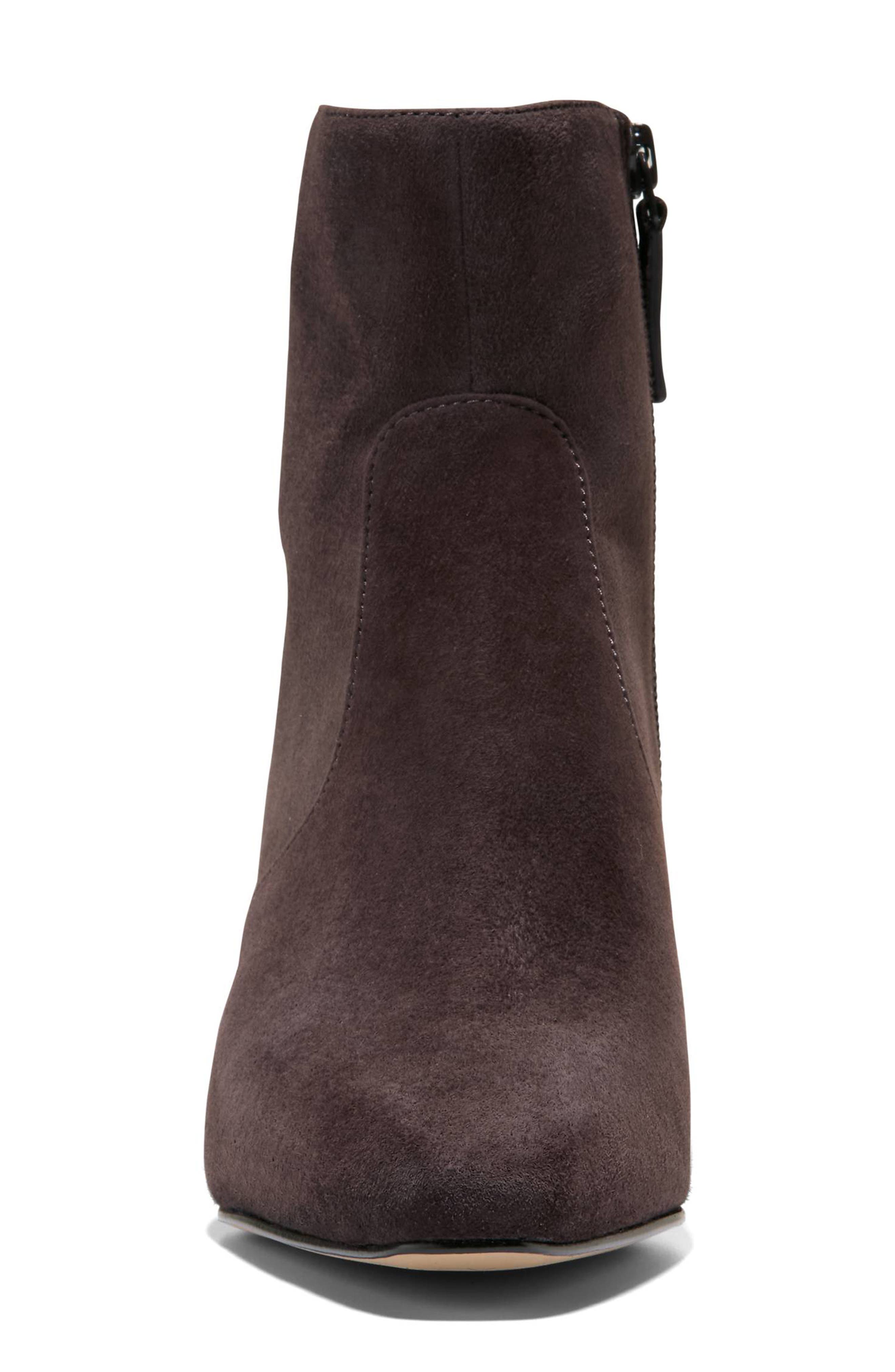 Tyldie Kitten Heel Bootie, Alternate, color, CH DK CHOCOLATE SUEDE