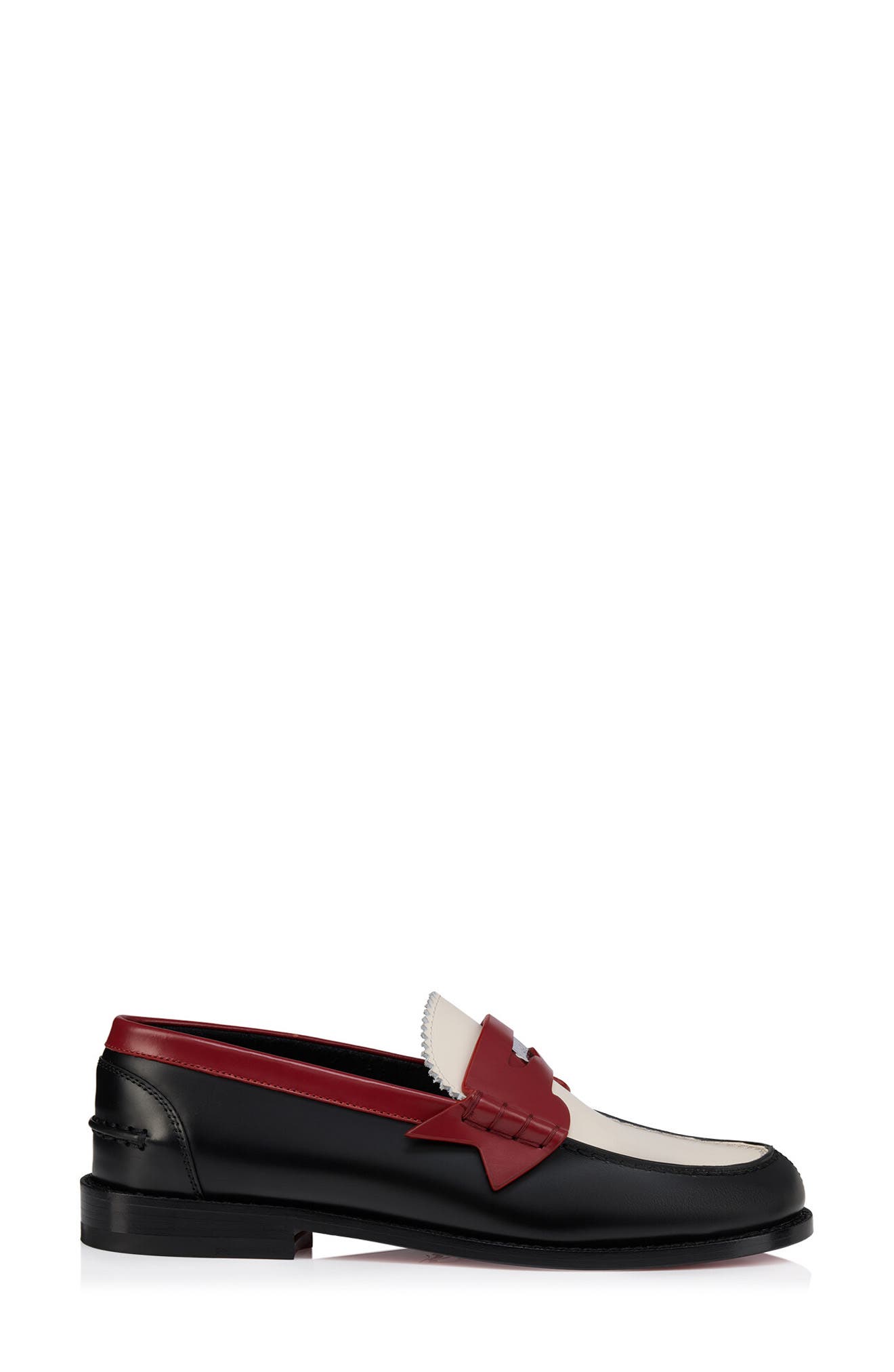 The Plato Leather Loafer, Alternate, color, CM47 VERSION BLACK