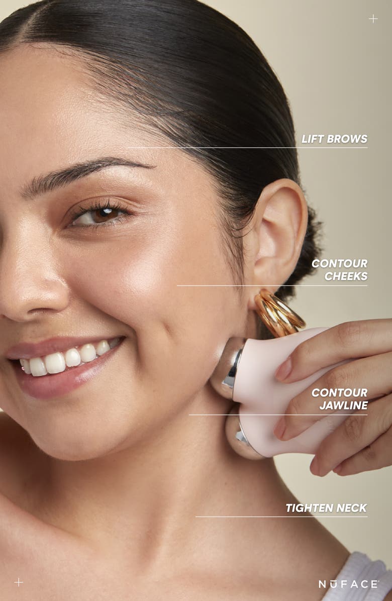 NuFACE<sup>®</sup> MINI+ Smart Petite Microcurrent Facial Toning Device Starter Kit $309 Value, Alternate, color, Midnight Black