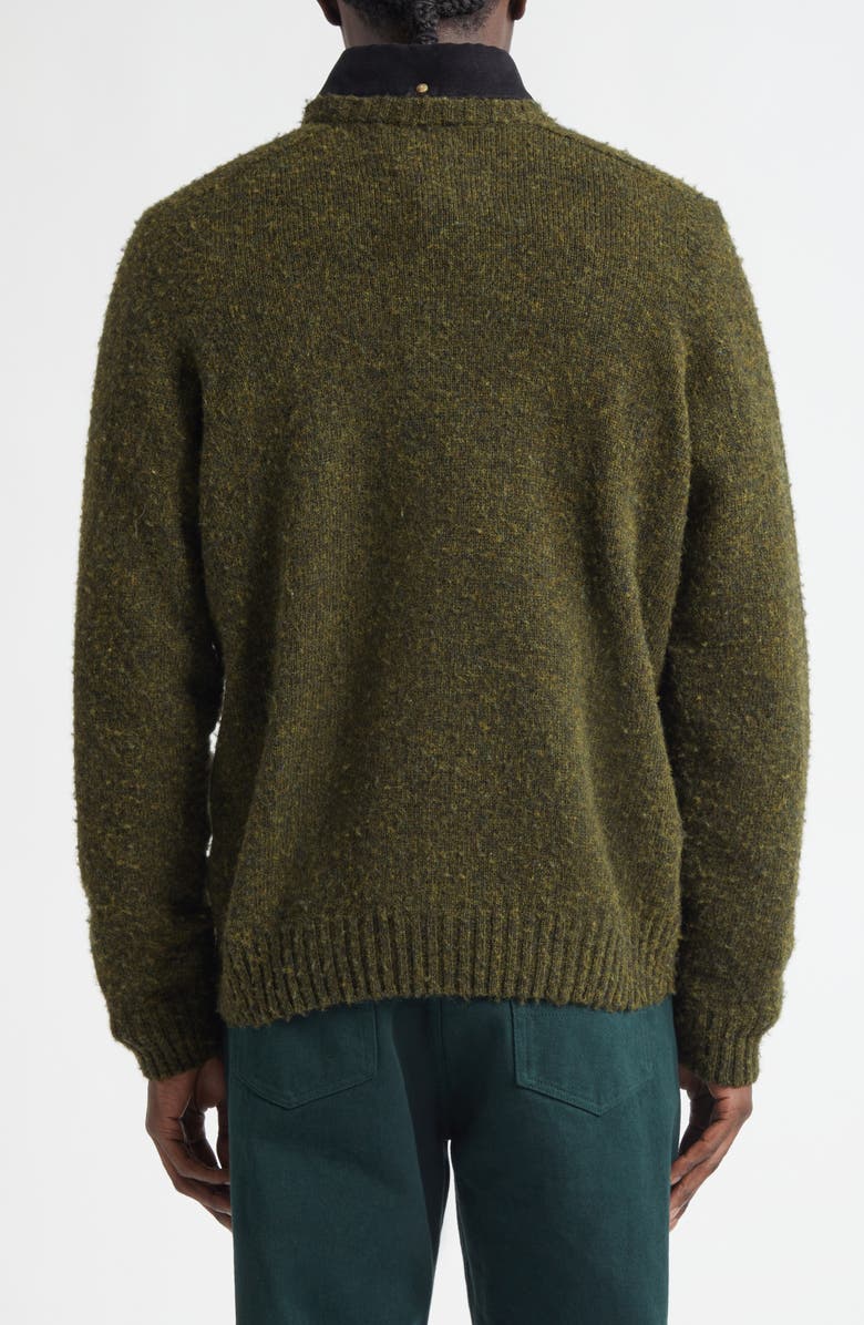 Noah Classic Shetland Wool Sweater, Alternate, color, Pine Shadow