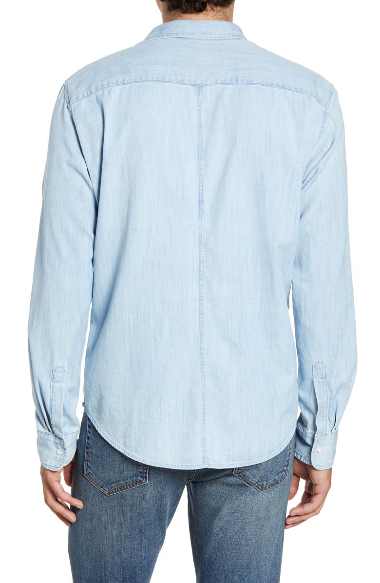 Frank & Eileen Luke Regular Fit Chambray Button-Up Sport Shirt, Alternate, color,
