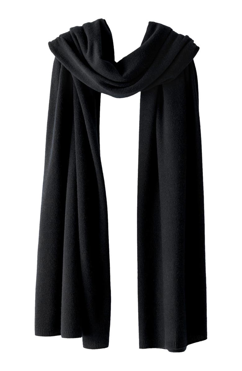 Haven Well Within Cashmere Wrap, Main, color, Black