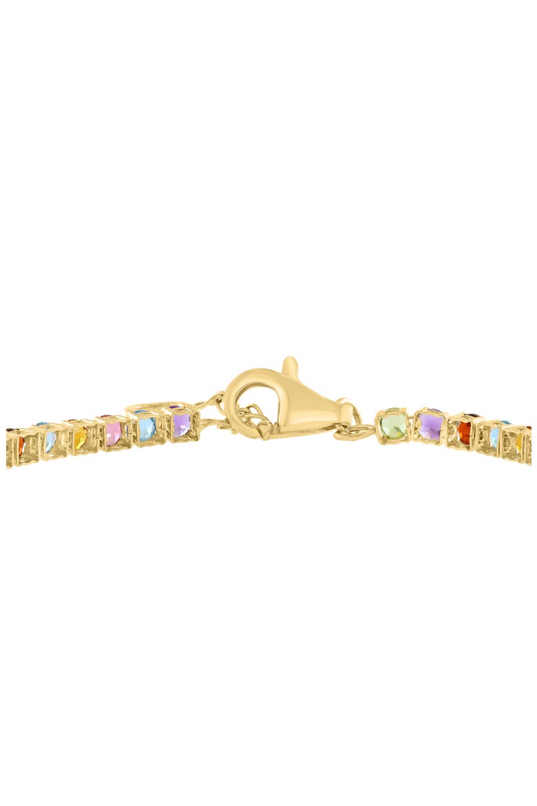 Semiprecious Stone Tennis Bracelet, Alternate, color, GOLD MULTI