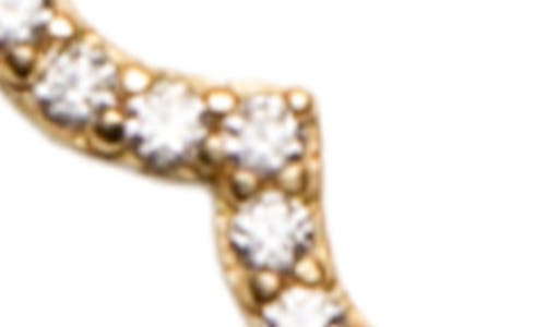 Argento Vivo Sterling Silver Pavé Cubic Zirconia Clover Pendant Necklace In Gold