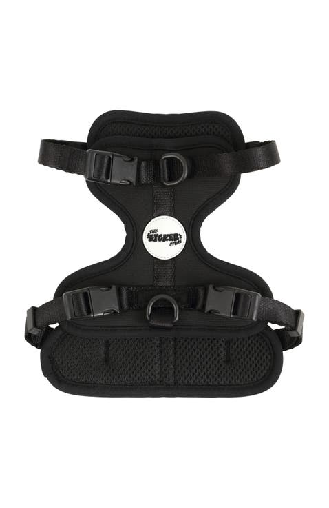 Arlo Adjustable Soft Padded No Pull Pet Harness with 3 Buckles and 3 Leash Clips