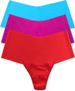 Hanky Panky Breathe Assorted 3-Pack High Waist Thongs