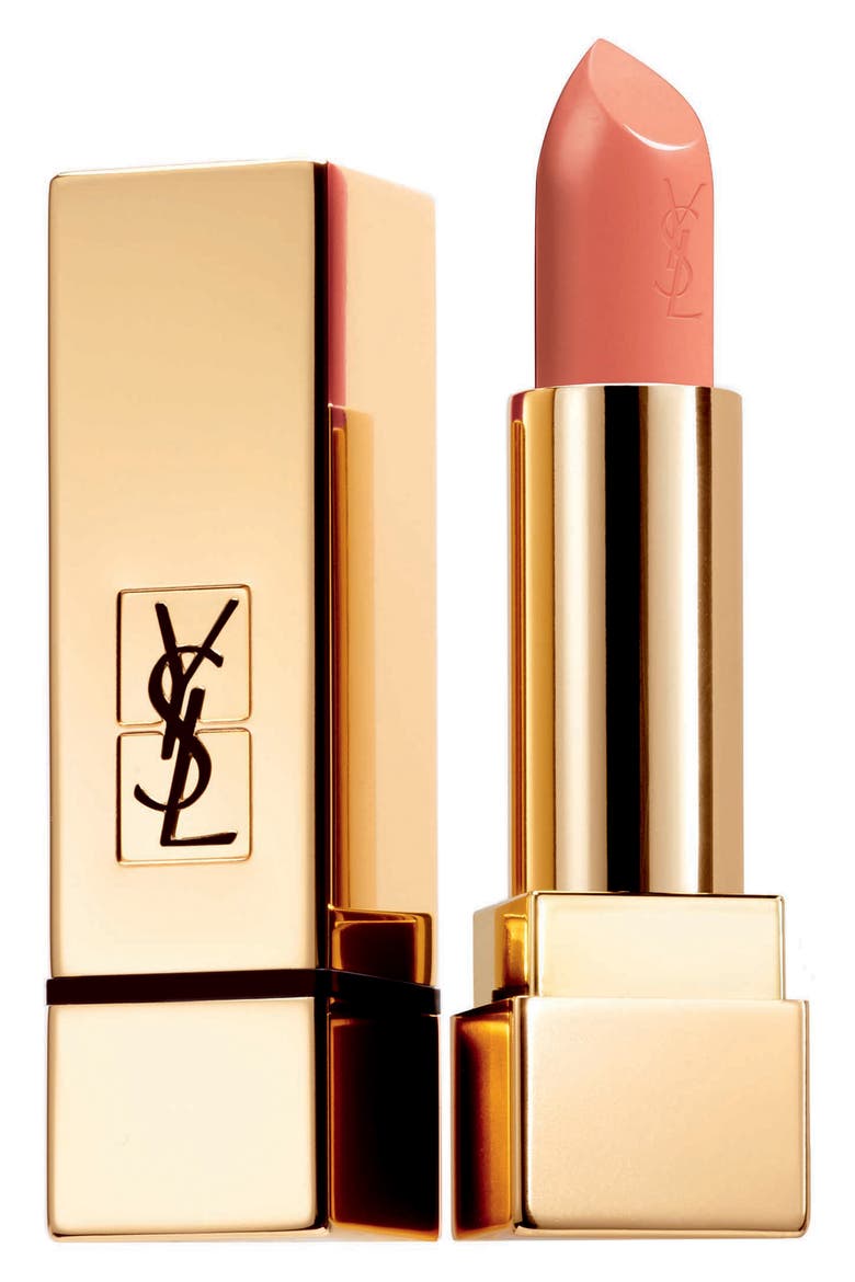 Rouge Pur Couture Satin Lipstick, Main, color, 23 CORAIL POETIQUE