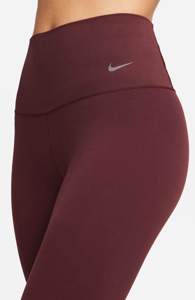 Nike Zenvy Gentle-Support High-Waisted 7/8 Leggings, Alternate, color, 652 Bgycrh/Black