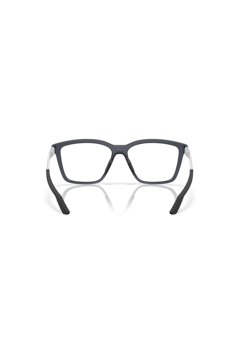 57mm Square optical glasses, Alternate, color, Black/ Silver