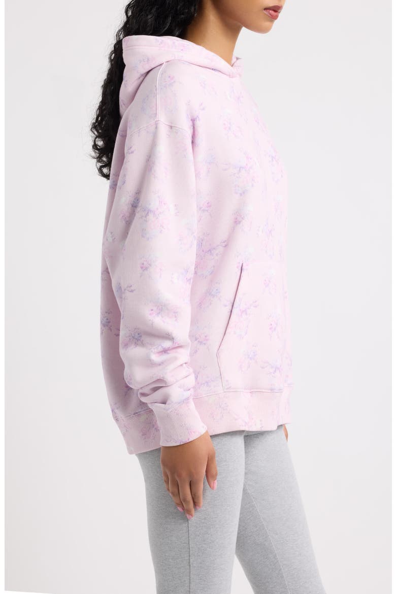 Nacova Ditsy Floral Hoodie, Alternate, color, ICED MAUVE