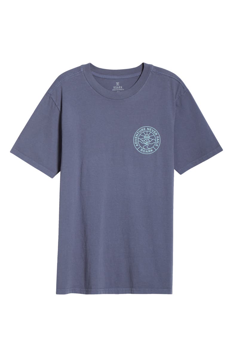 Roark Division Cotton Graphic T-Shirt, Alternate, color, Neptune
