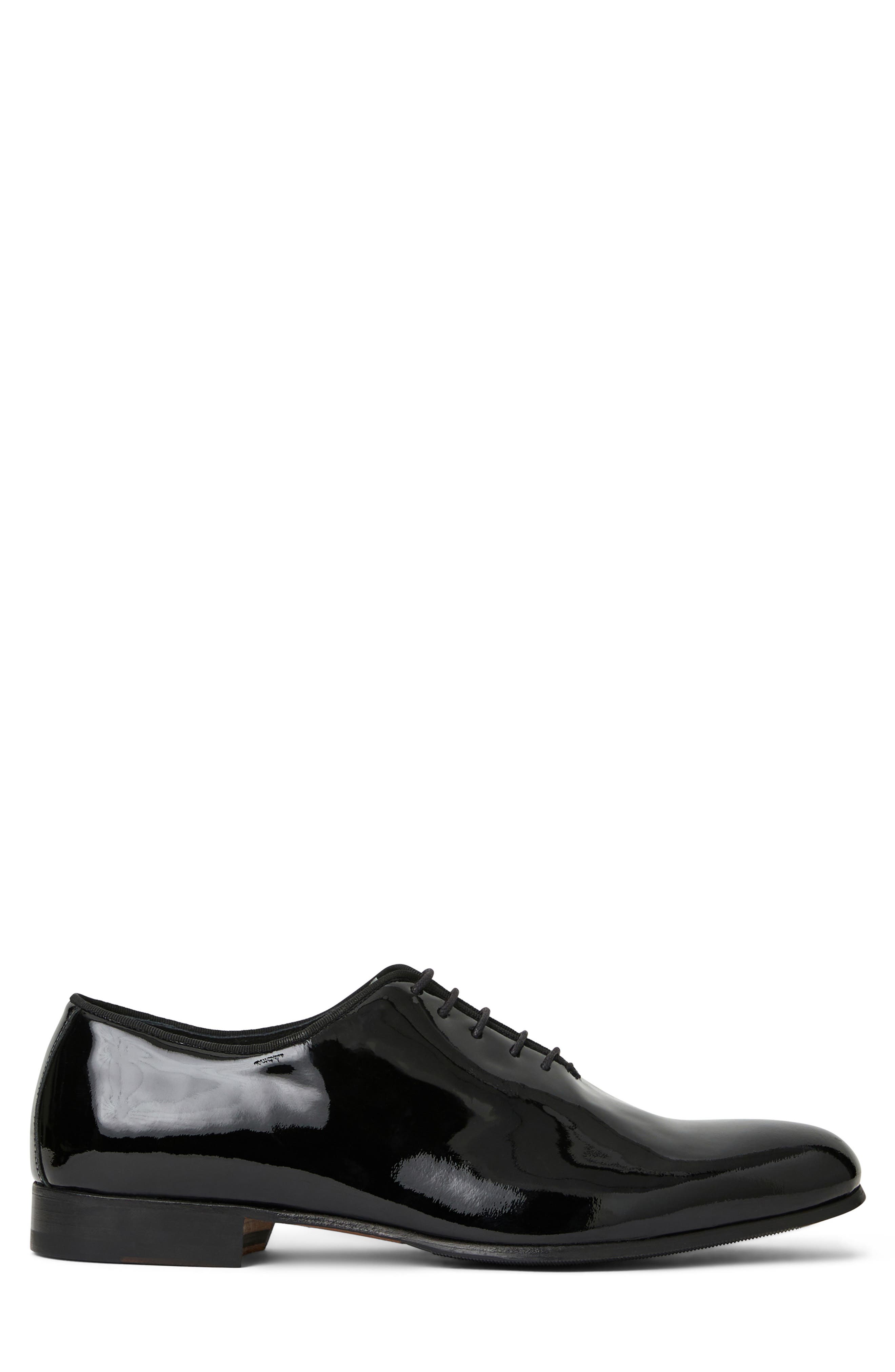 Bruno Magli Naso Oxford, Alternate, color, Black Patent