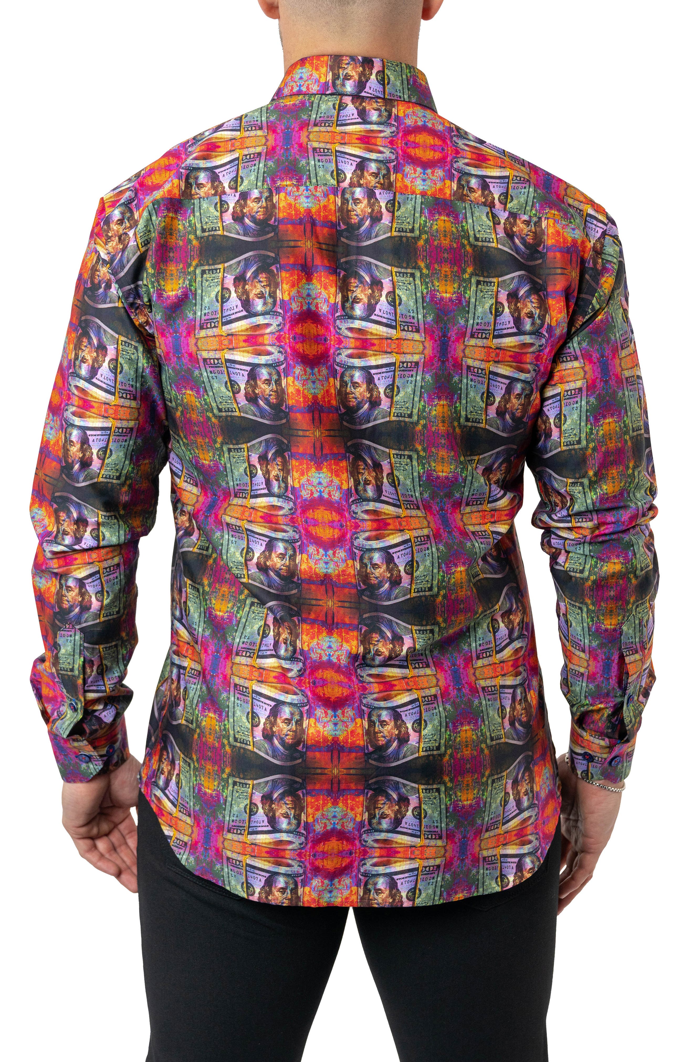 Maceoo Fibonacci Benjamin 68 Cotton Button-Up Shirt (Men) | Nordstrom