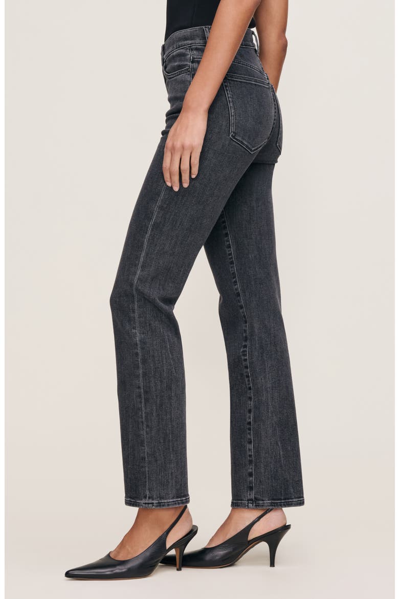 Halle Straight High Waist Instasculpt™ Jeans, Alternate, color, NIGHTSHADE