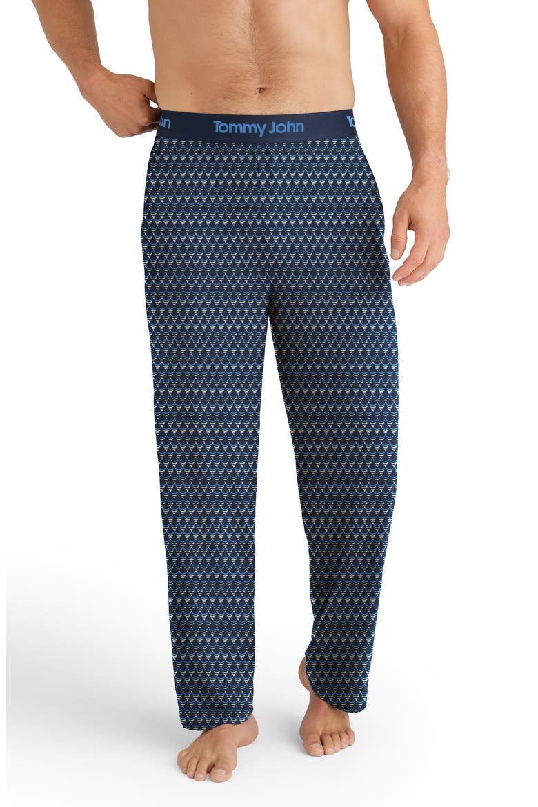 Second Skin Modal Blend Pajama Pants, Main, color, ECHO GEO DRESS BLUES