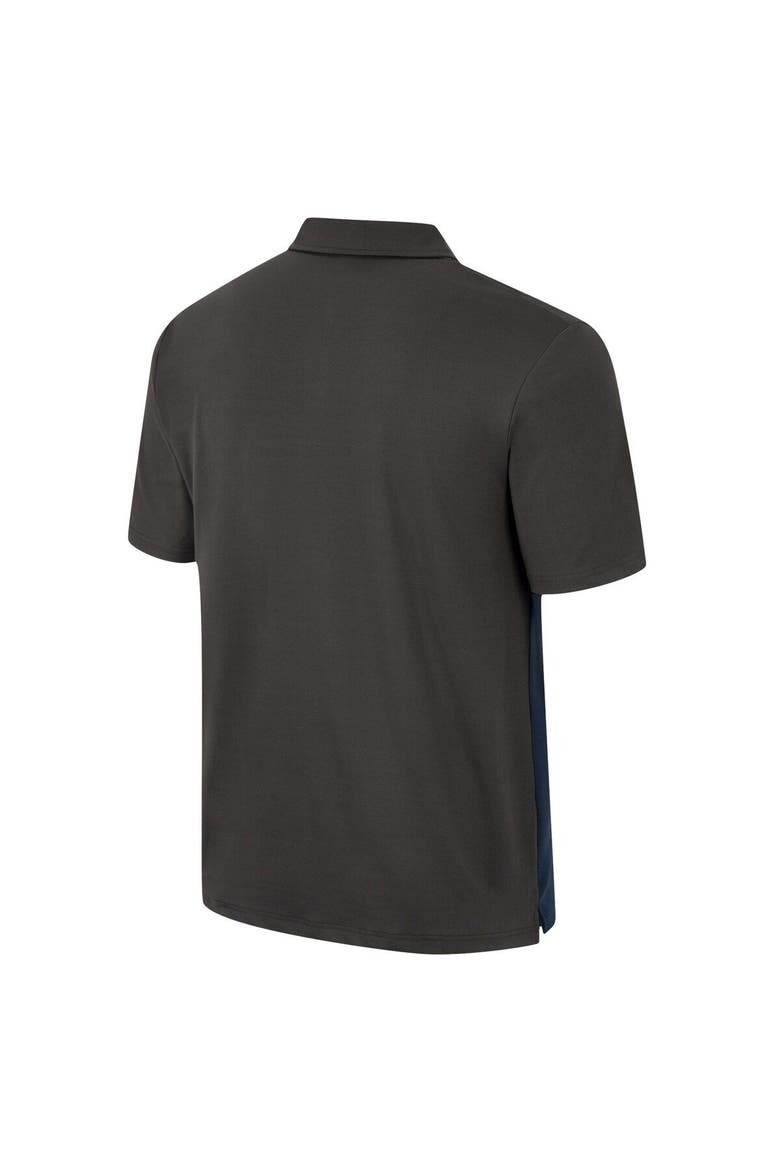 Men's Colosseum Charcoal Ole Miss Rebels Two Yutes Polo, Alternate, color, Charcoal