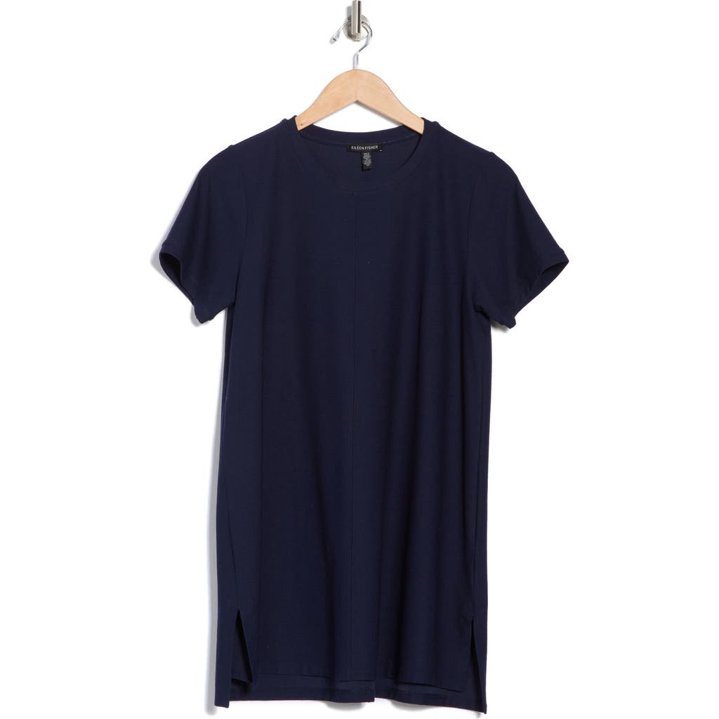 Eileen Fisher Crewneck Tunic Top