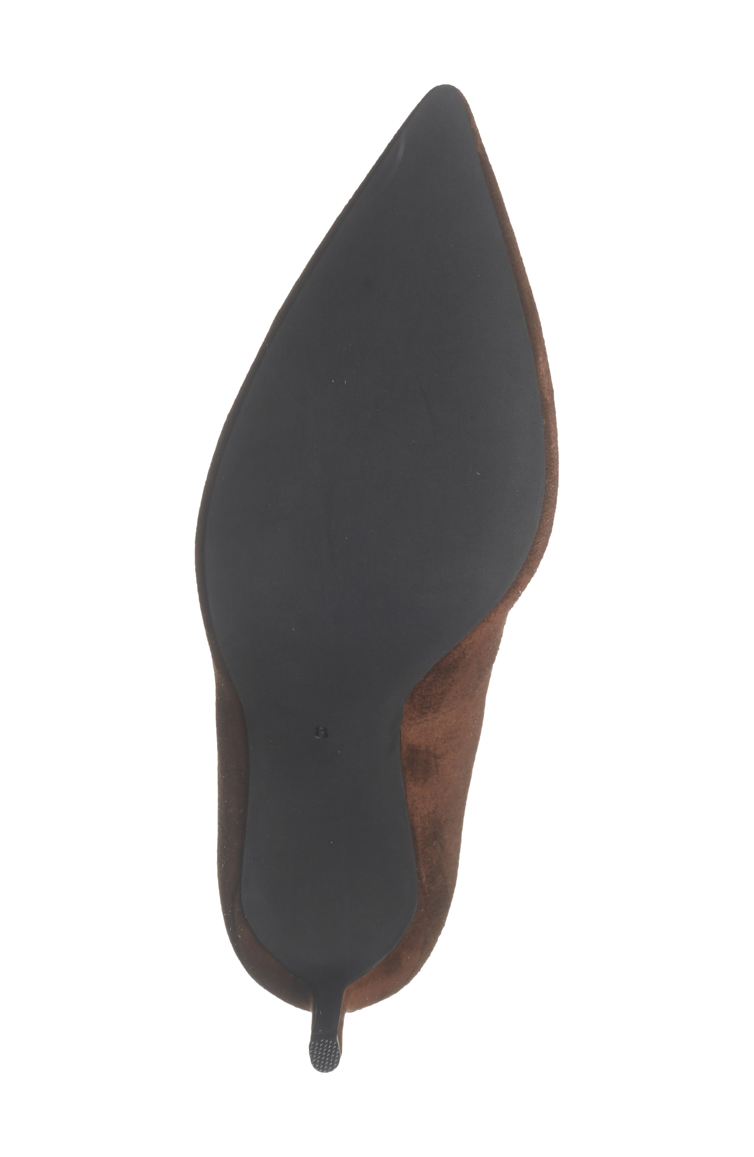 Jeffrey Campbell Nikia Pointed Toe Pump, Alternate, color, Brown Suede