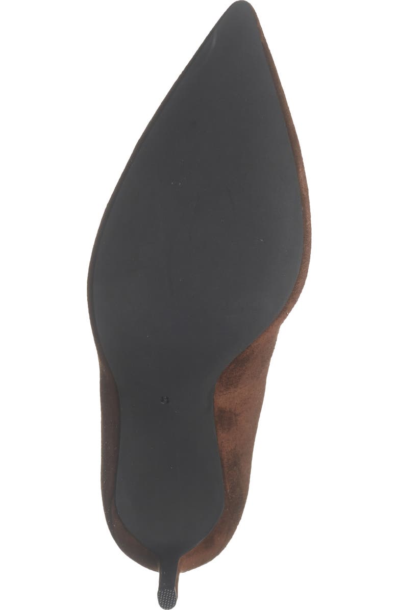 Jeffrey Campbell Nikia Pointed Toe Pump, Alternate, color, Brown Suede