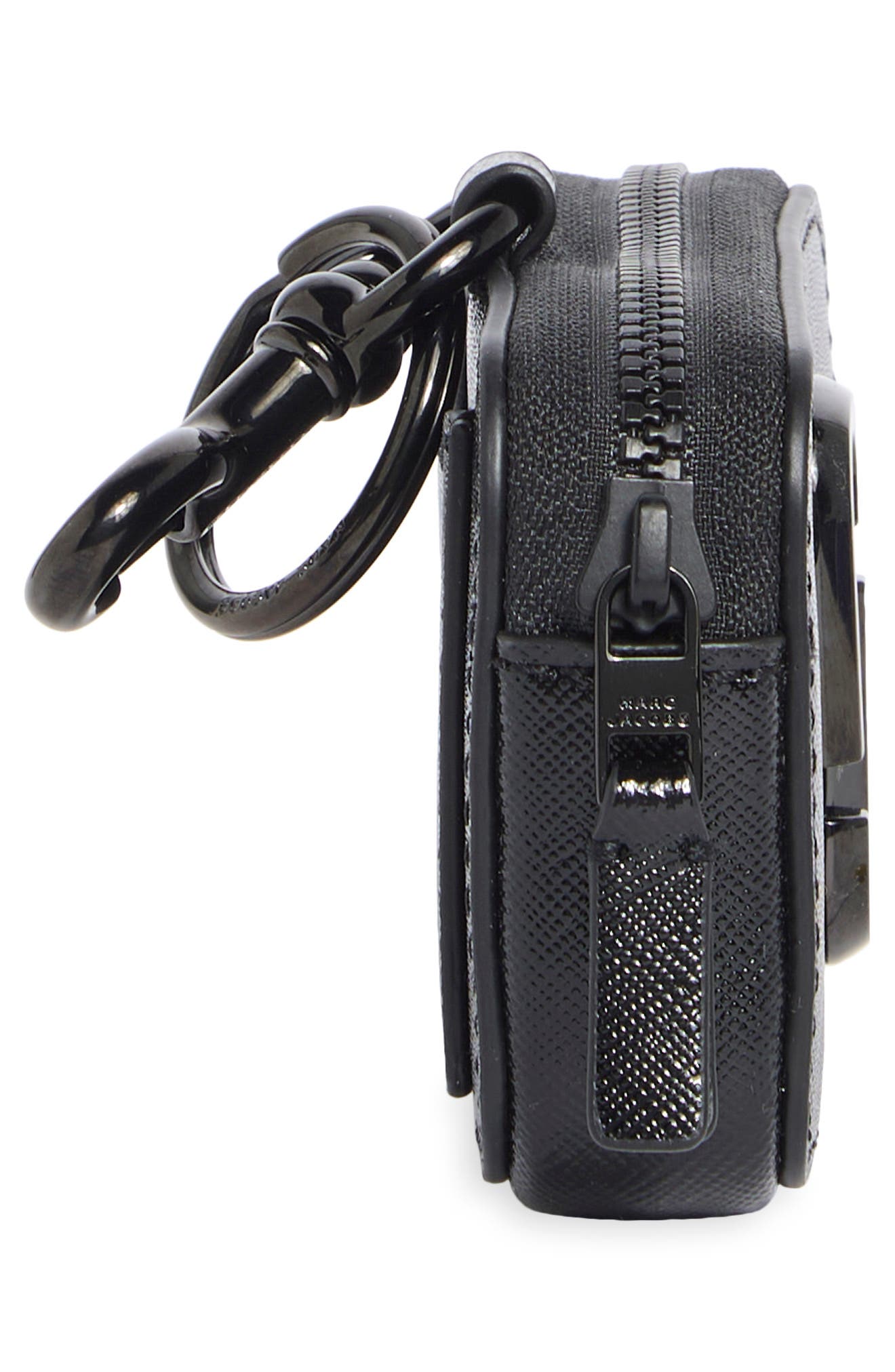 The Nano Snapshot Charm Pouch, Alternate, color, BLACK
