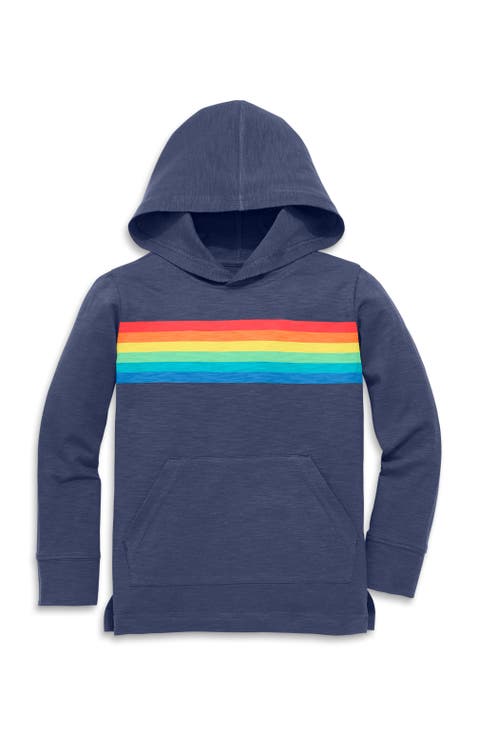 Kids Rainbow Banner T-Shirt Hoodie (Toddler, Little Kid, & Big Kid)