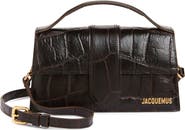 Jacquemus Le Grand Bambino Croc Embossed Leather Crossbody Bag