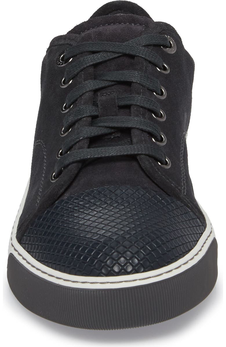 Lanvin Classic Textured Cap Toe Sneaker, Alternate, color,