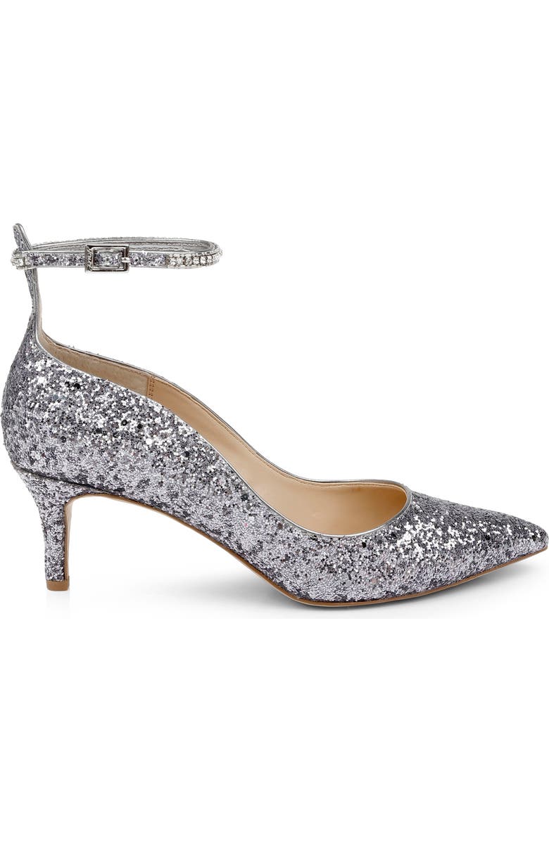 Jewel Badgley Mischka Jamila Pointed Toe Pump, Alternate, color, Smoke