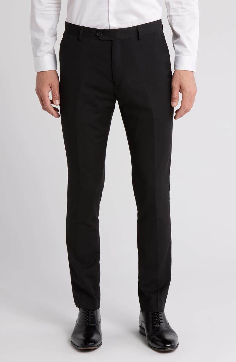 Tahari Slim Fit Dress Pants, Main, color,
