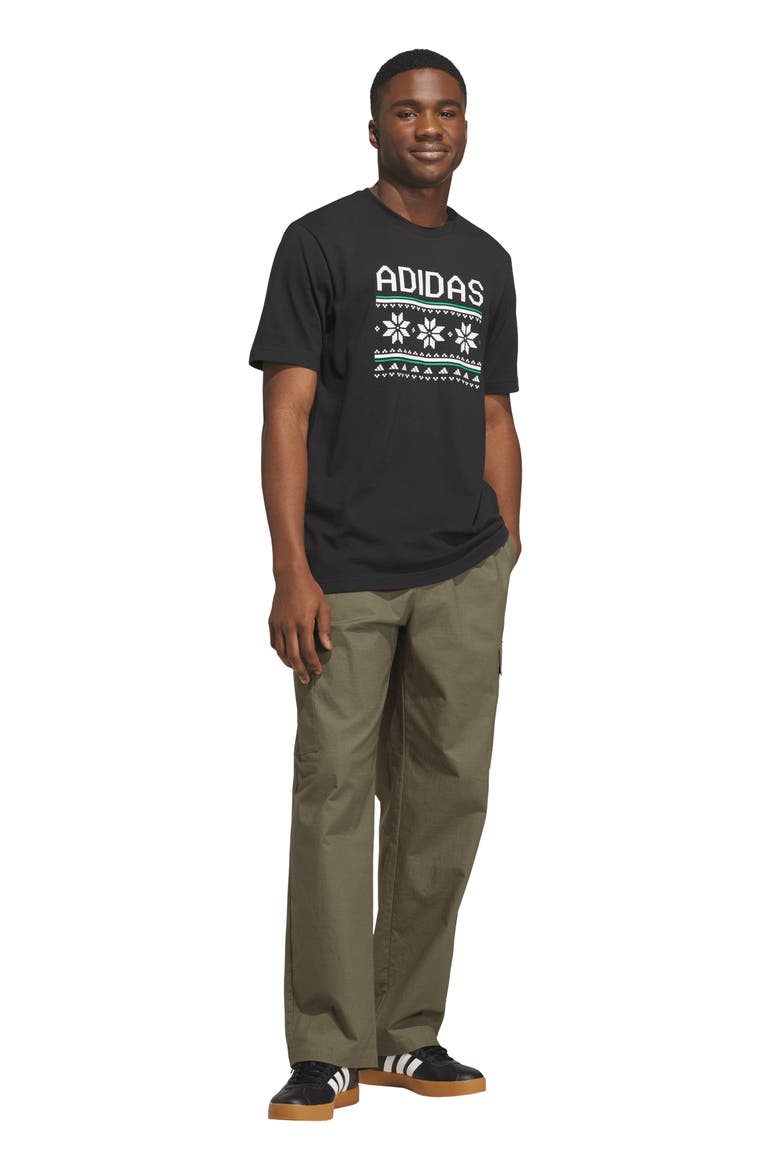 Holiday Graphic T-Shirt, Alternate, color, BLACK
