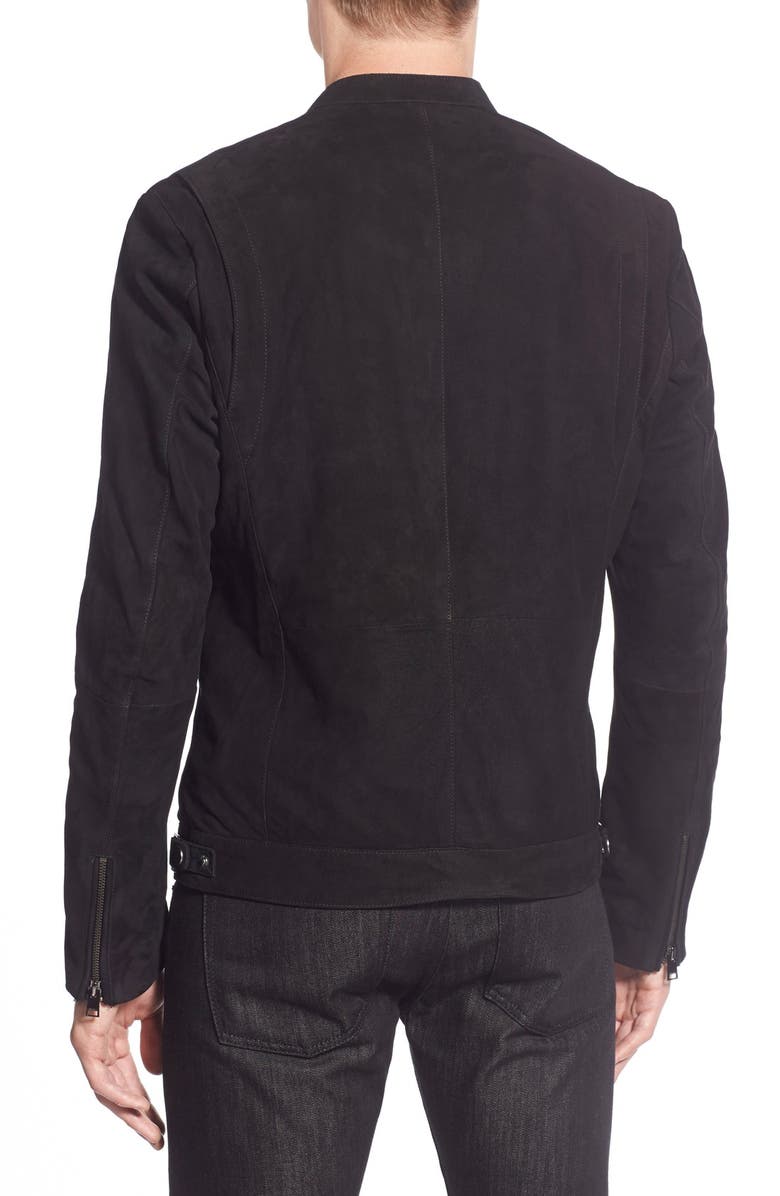 LAMARQUE Suede Bomber Jacket, Alternate, color, 