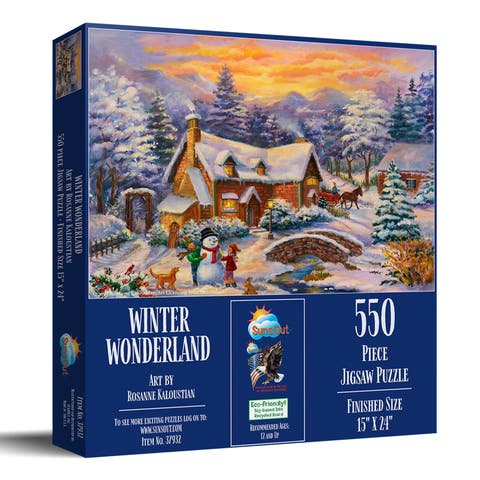 Winter Wonderland 550 piece Jigsaw Puzzle for Adults
